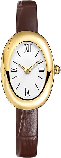 Gold Oval Women’s Bangle Watch