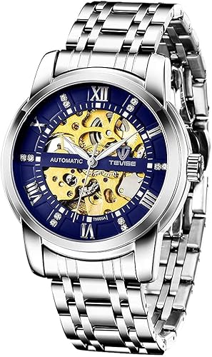 Men’s Skeleton Automatic Mechanical Watch
