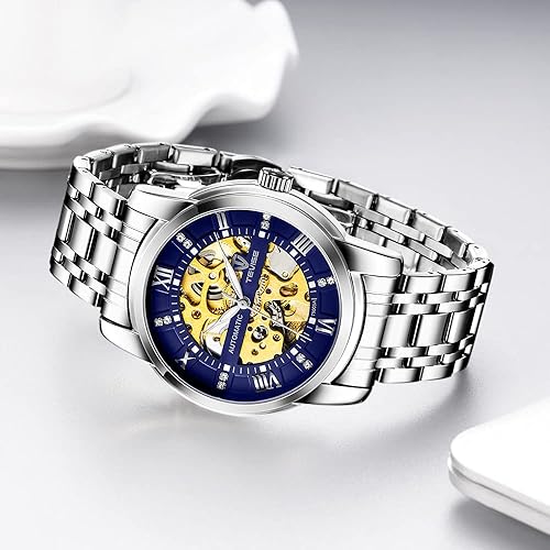 Men’s Skeleton Automatic Mechanical Watch